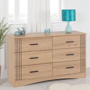 Tessa 6 Drawer Dressing Table (DD6)