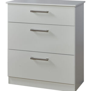 Destiny 3 Drawer wide/deep chest white (33DD)