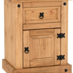 Corona 1 Door 1 Drawer Bedside chest (1D)