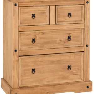 Corona 2+2 Drawer wide chest (2+2)