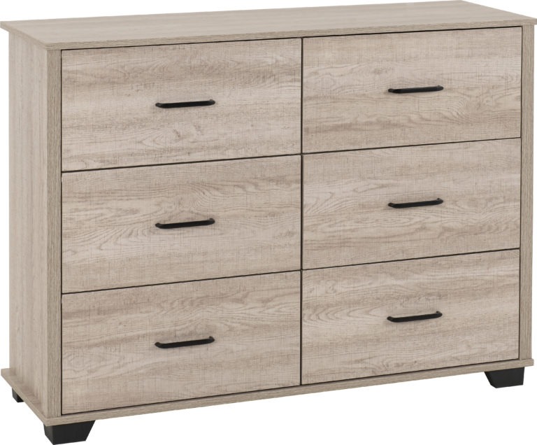 Oliver Bedroom Furniture 6 Drawer Dressing table - Image 2