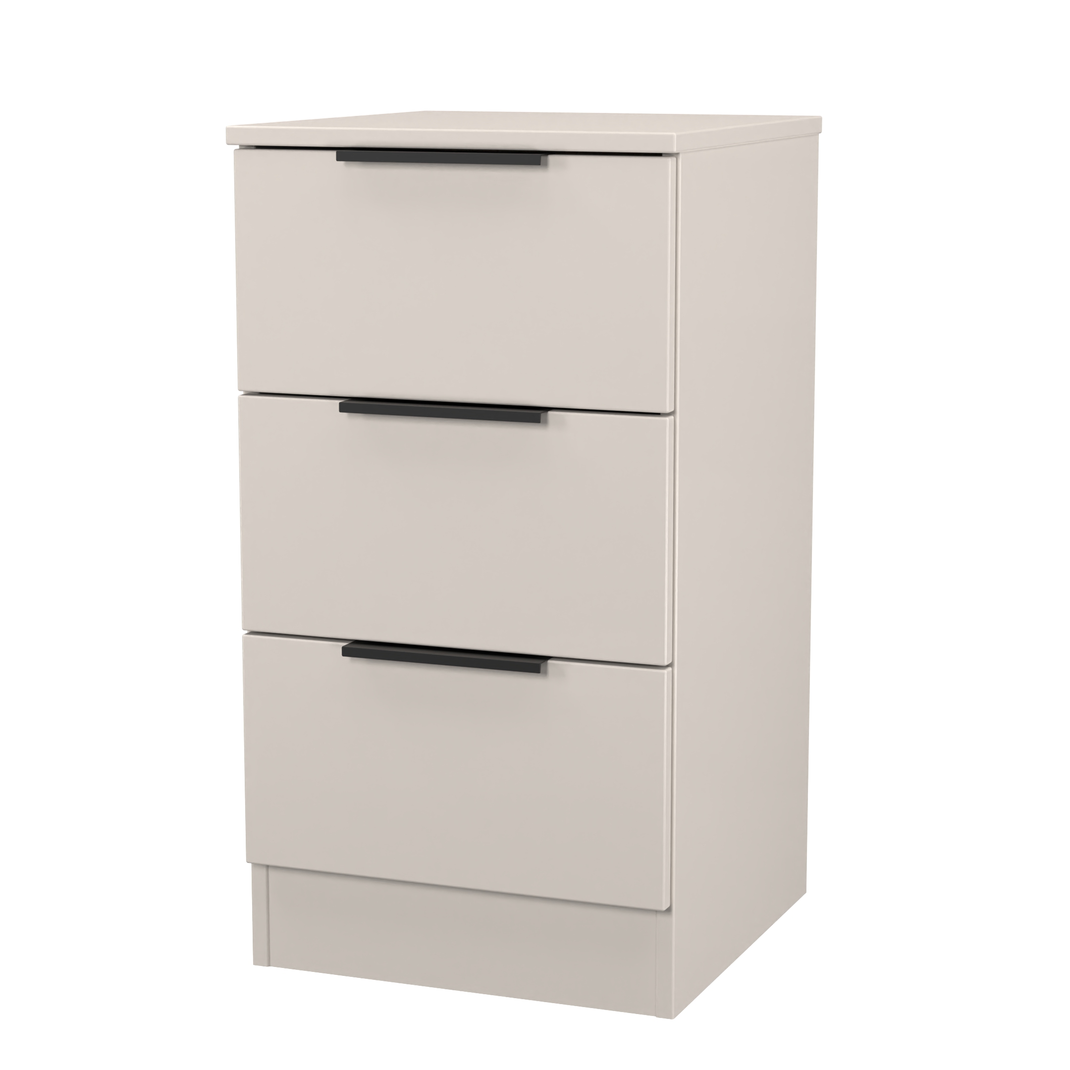 Erin 3 Drawer Bedside chest white (13D)