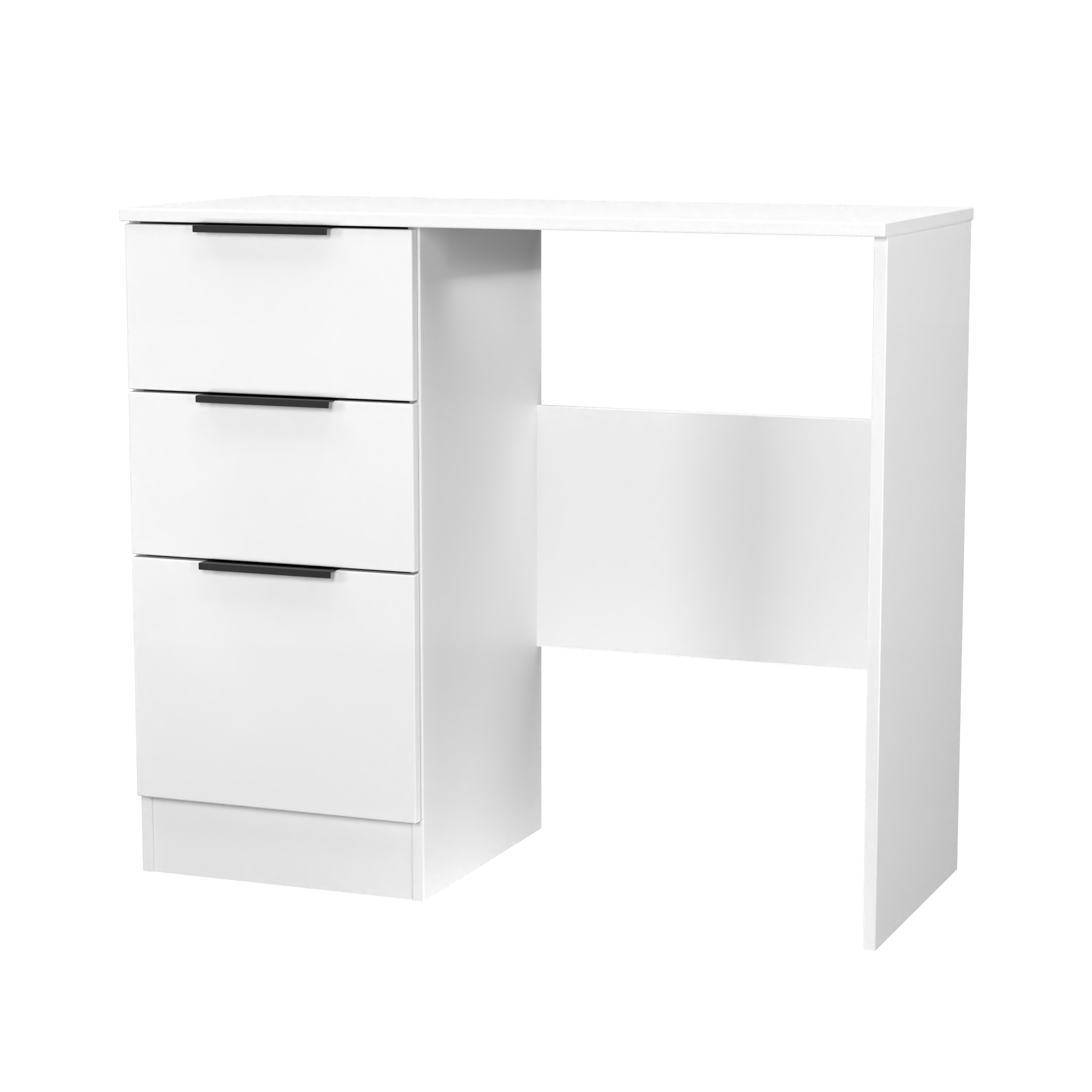Erin 3 Drawer Dressing Table white (DTs)