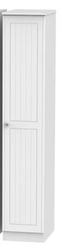 Miami 1 Door wardrobe white (15HTM)