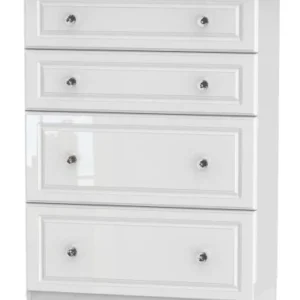Libra 4 Drawer wide/deep chest High Gloss (34DD)