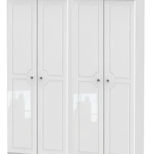 Libra 4 Door wardrobe High Gloss (60HT)