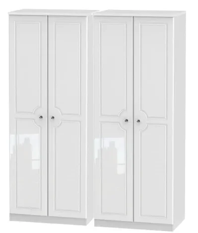 Libra 4 Door wardrobe High Gloss (60HT)